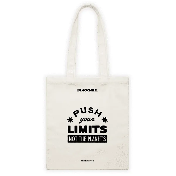Blackmile Eco Tote Bag – Push Your Limits