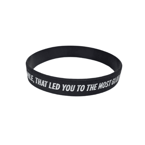 Alternative view of Blackmile Silicone Wristband