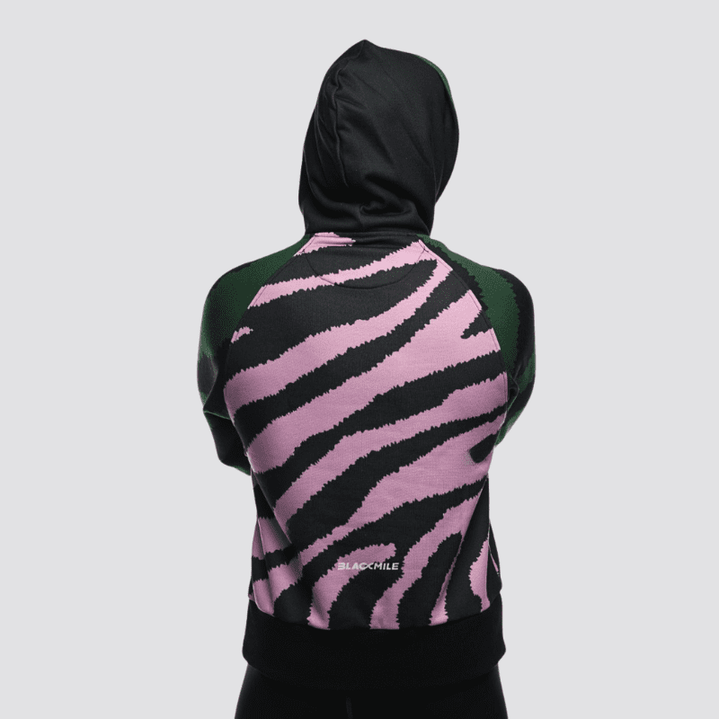 Φούτερ με κουκούλα - Green Zebra - Image 4