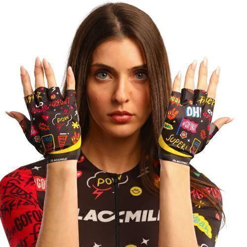 Aero Performance Half Finger Gloves - Good Vibes