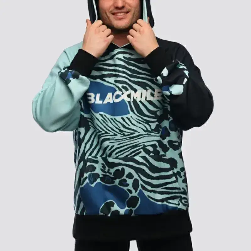 Aqua Animal Print