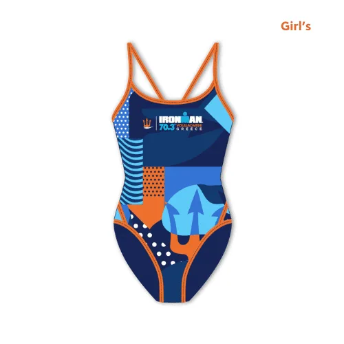 Ολόσωμο μαγιό Thin Strap παιδικό - IRONMAN® 70.3® Greece